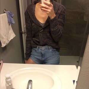 Vintage Button Up Sweater Cardigan